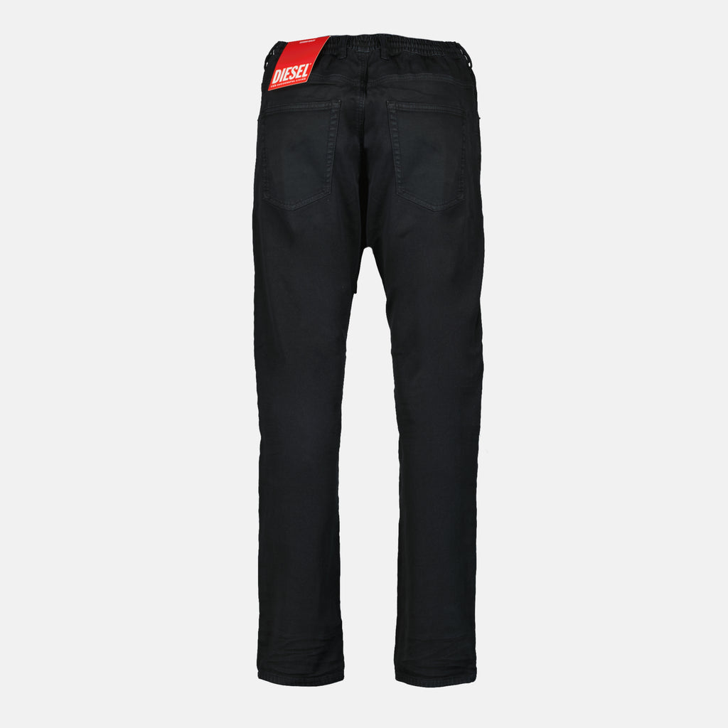 Image de l'article Jean D-Krooley-B 2032 en denim noir de la marque Diesel pour Homme - Saison Printemps-Été 2026 - Vue de Dos