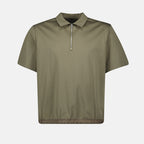 Polos Polo con cremallera Sacai Caqui Homme