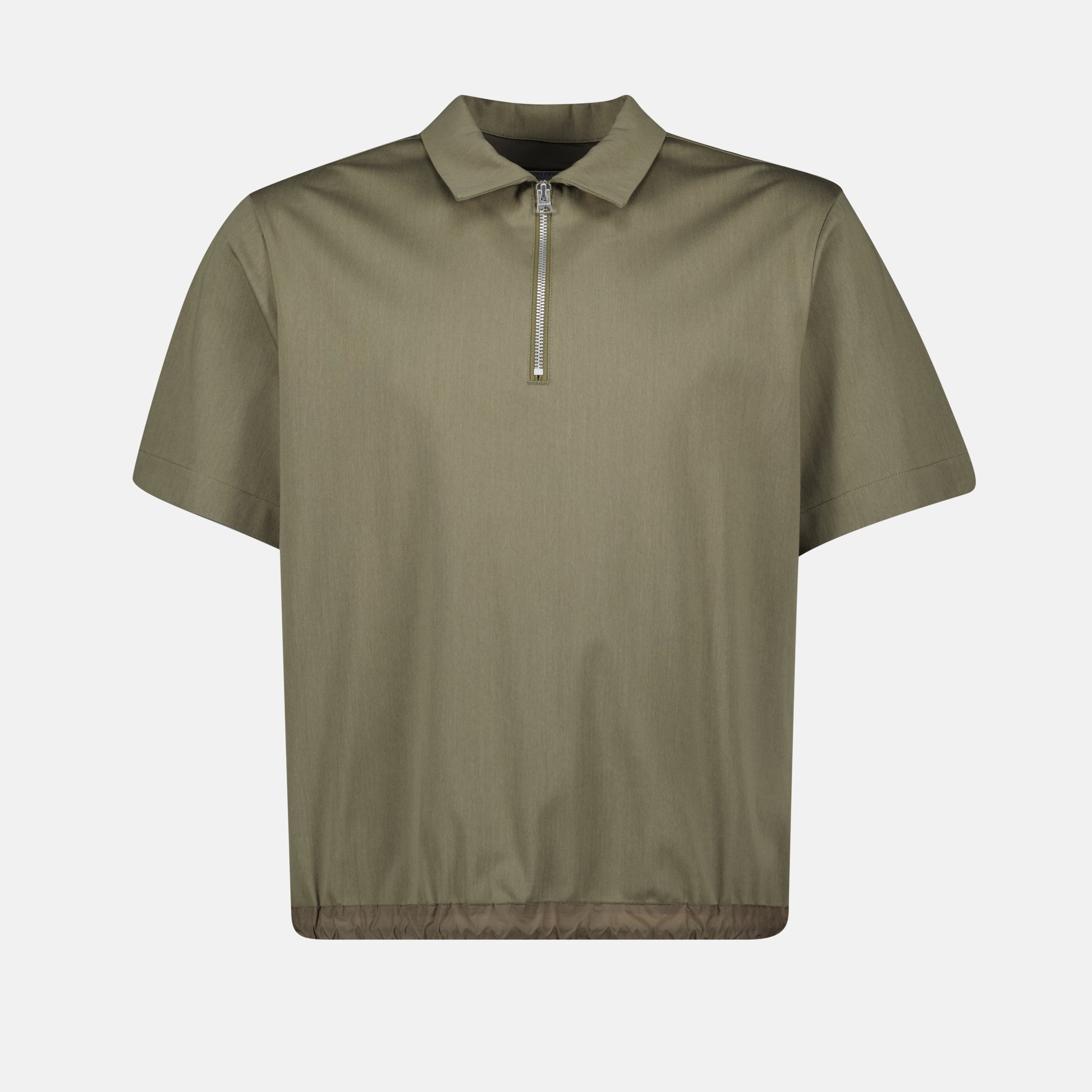 Polos Polo con cremallera Sacai Caqui Homme