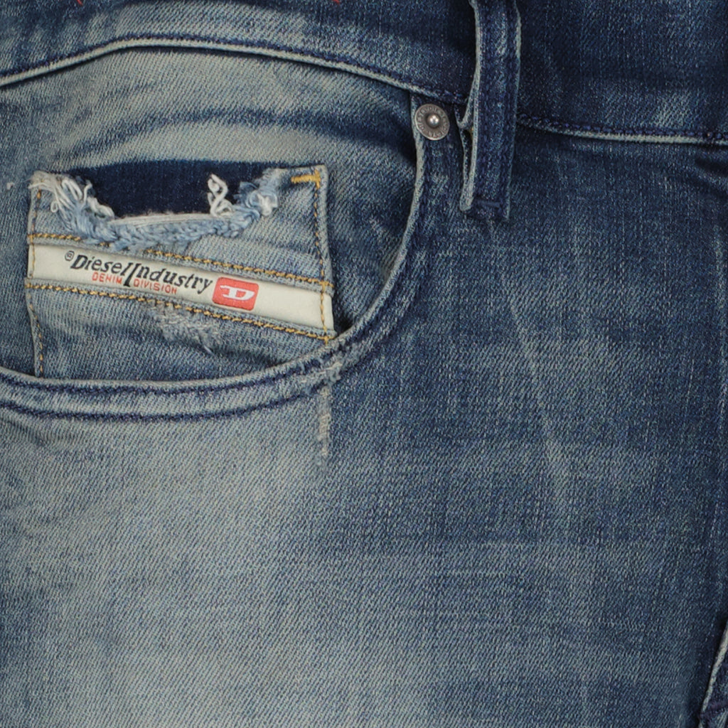 Pantalons D-Struckt 2019 L2 블루 데님 진 Diesel Bleu Homme