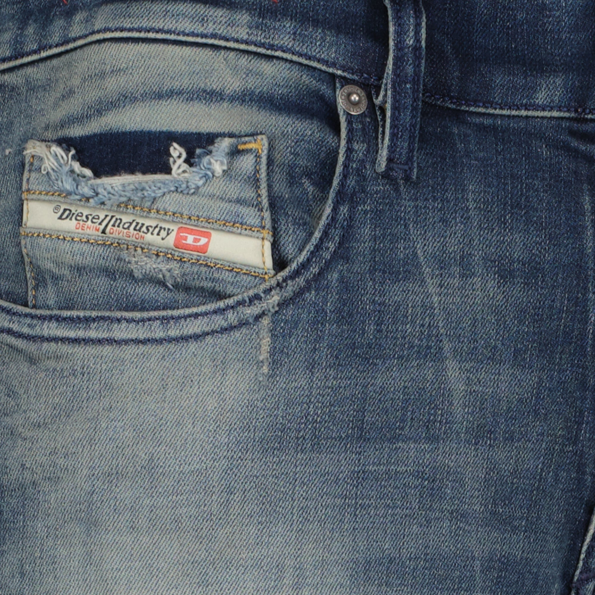 Pantalons D-Struckt 2019 L2 Jeans de Denim Azul Diesel Bleu Homme