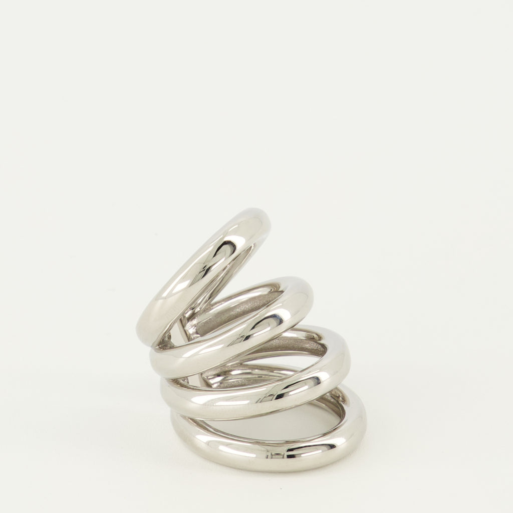 Bijoux Boucle d'oreille Punk argenté Rabanne Argenté Femme