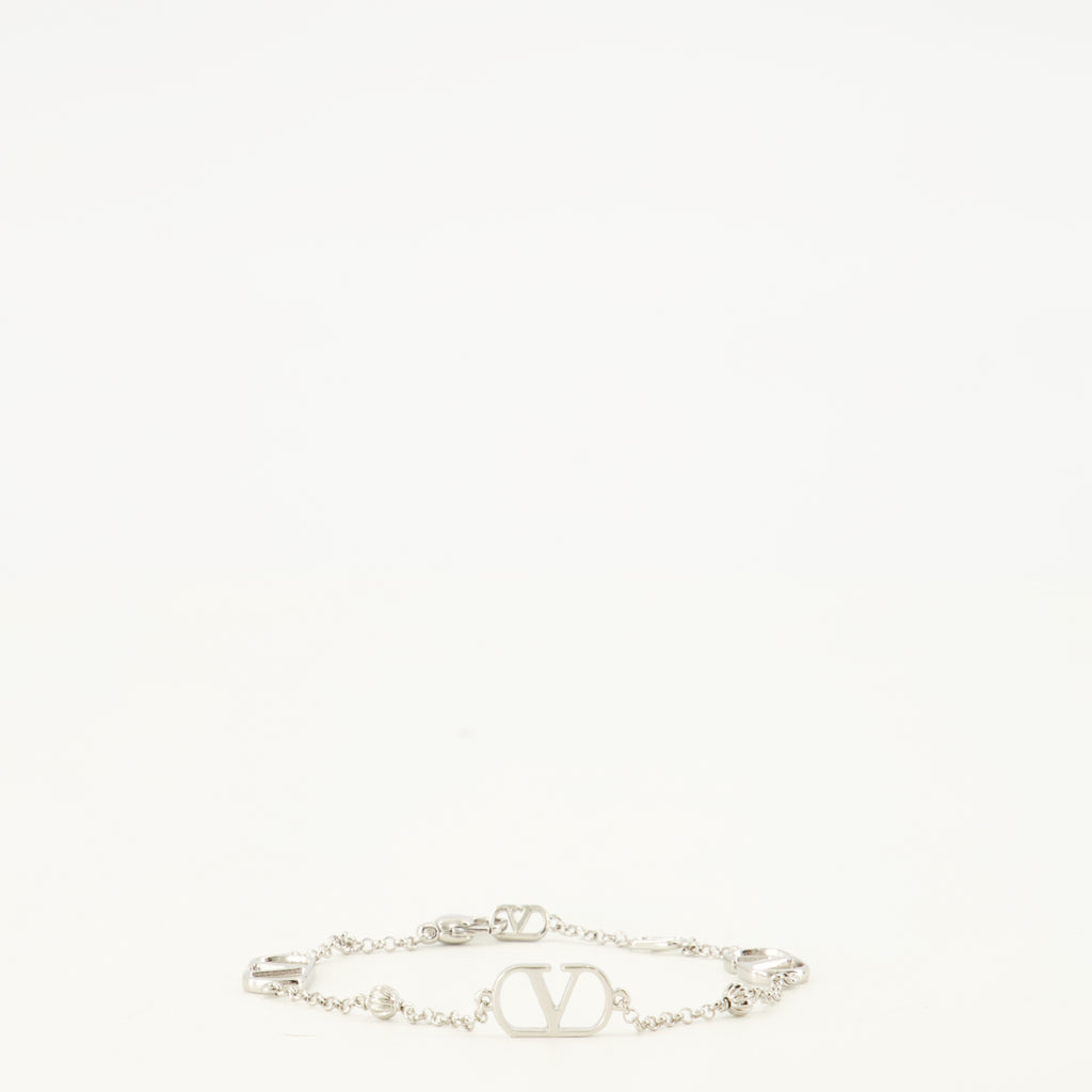Bijoux VLogo Metallarmband Valentino Garavani Argenté Homme