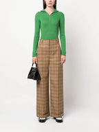 パンツ テーラードパンツ Kenzo 茶色 女性