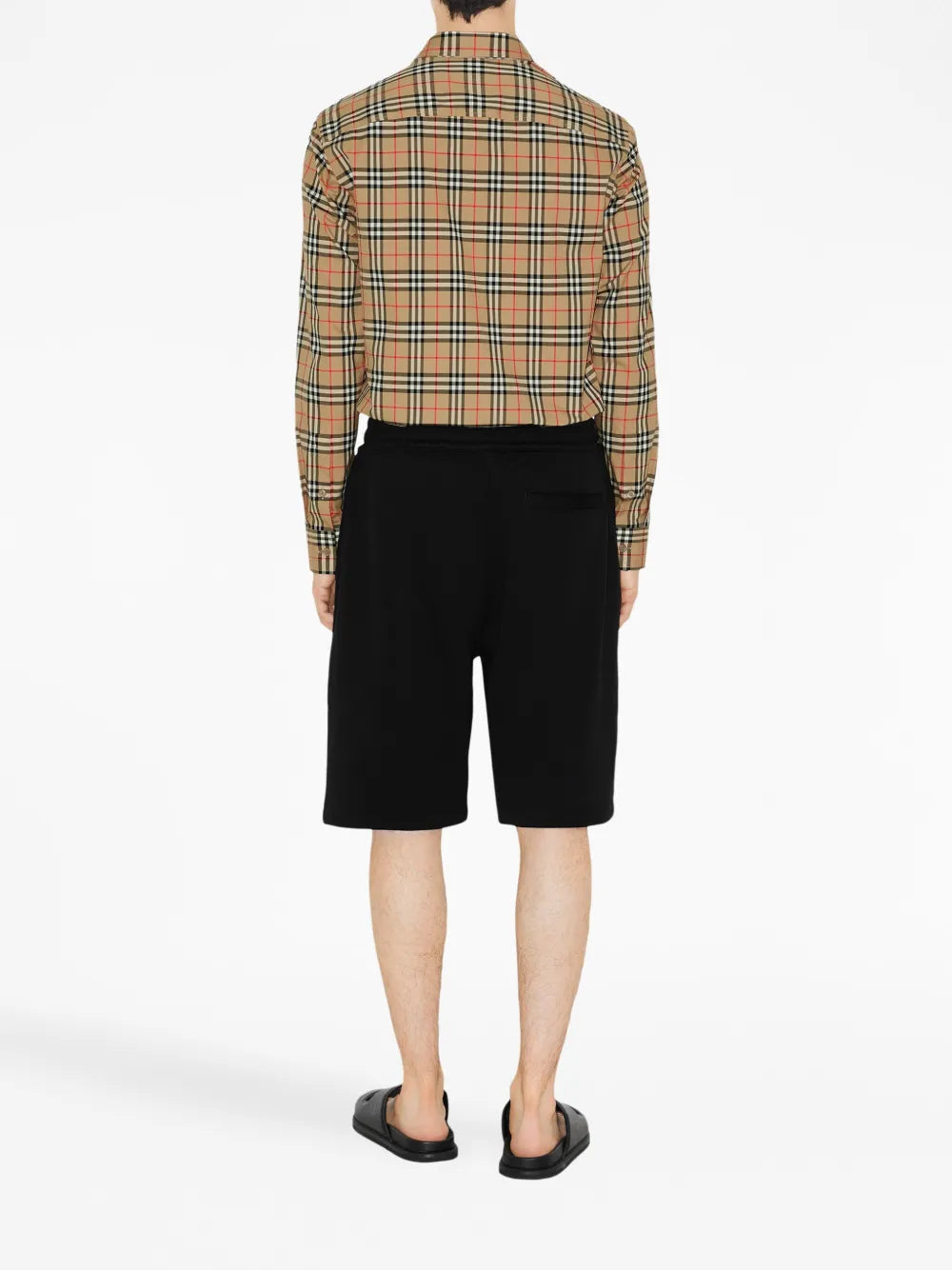 Camisas Camisa À Rayas Burberry Bege Homme