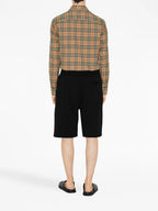 Camisas Camisa À Rayas Burberry Bege Homme