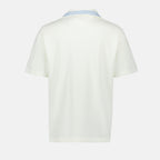Polos Polo de algodón pique a cuadros Drole De Monsieur Blanco Homme