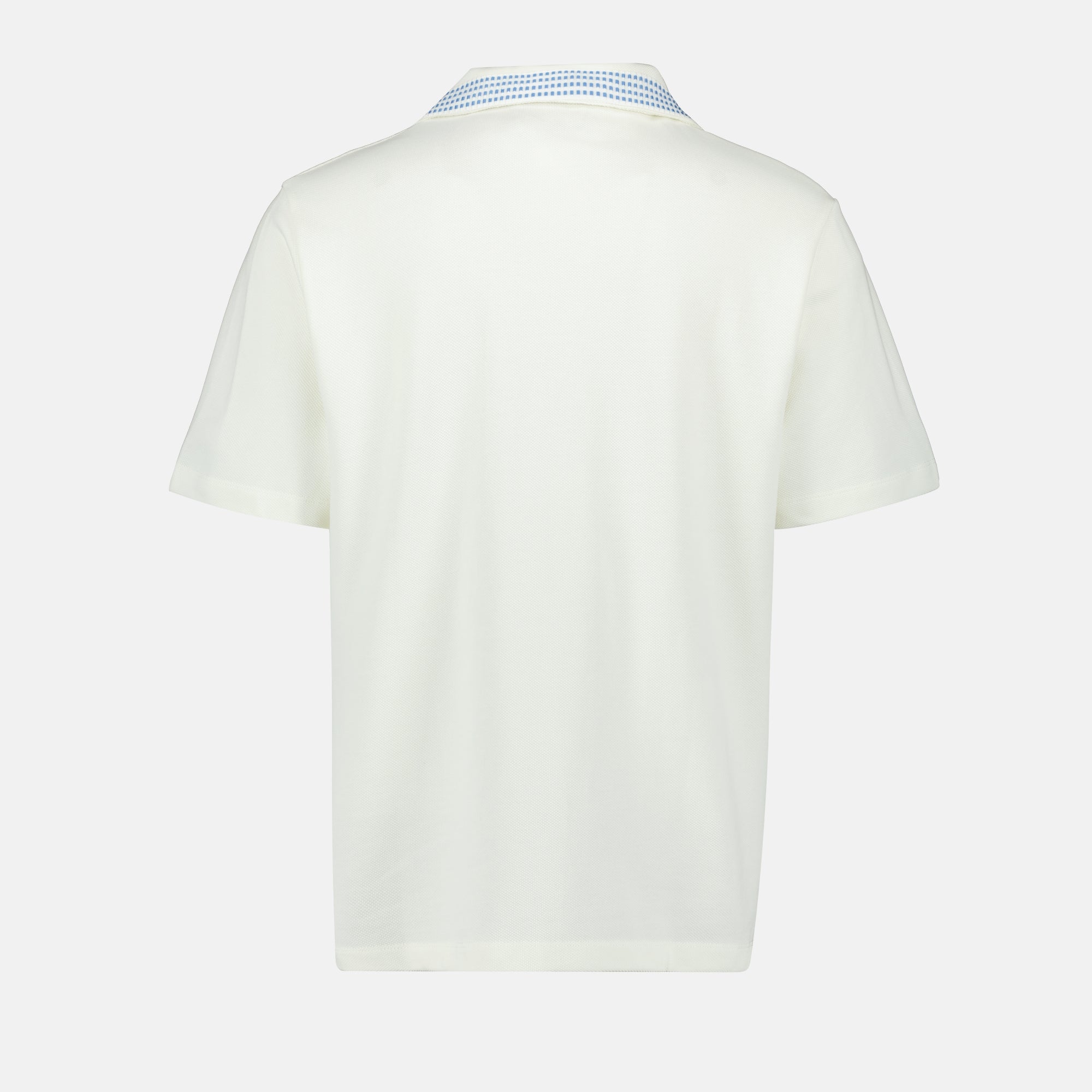 Polos Polo de algodón pique a cuadros Drole De Monsieur Blanco Homme