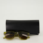 Lunettes Lunette de soleil SL 711 Saint Laurent Vert Unisexe