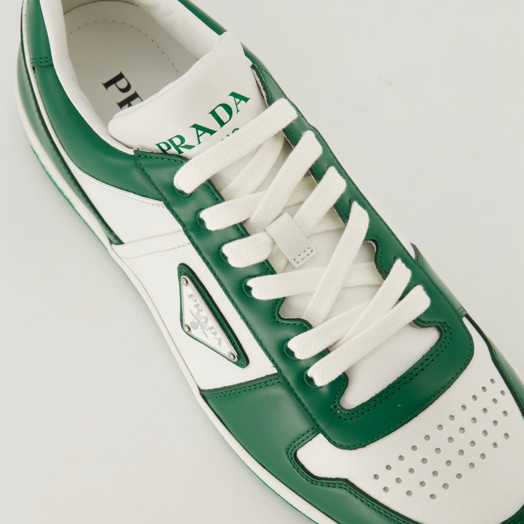 Baskets Baskets Downtown Prada Vert Homme