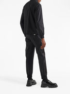 Pantaloni Pantaloni da jogging in seta e nylon Prada Nero Homme