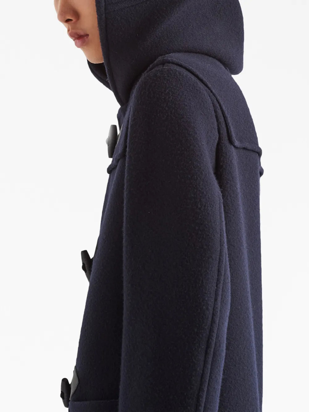 Manteaux Duffle coat en laine Prada Bleu foncé Homme