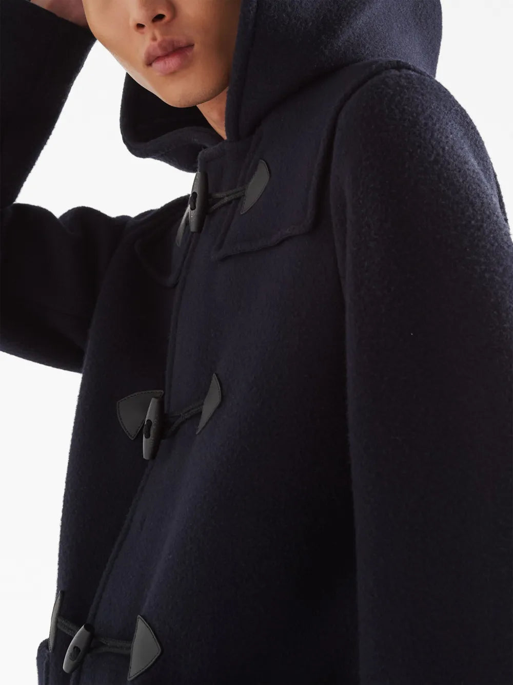 Coats Wool Duffle Coat Prada Dark blue Man