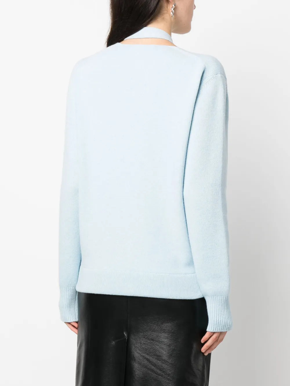 Maille Cardigan en cachemire Fendi Bleu Femme