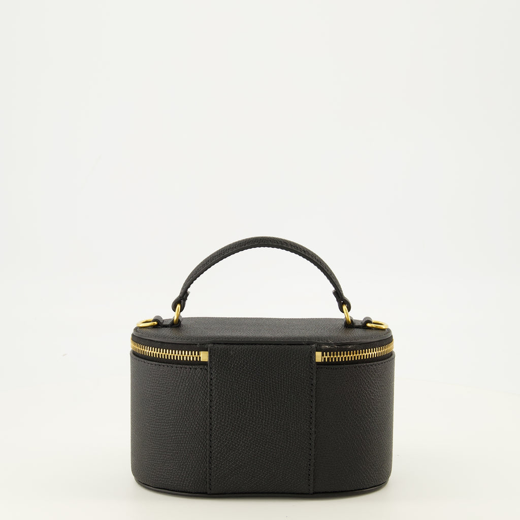Pochettes ミニバニティケース ブラックレザー Valentino Garavani Noir Femme