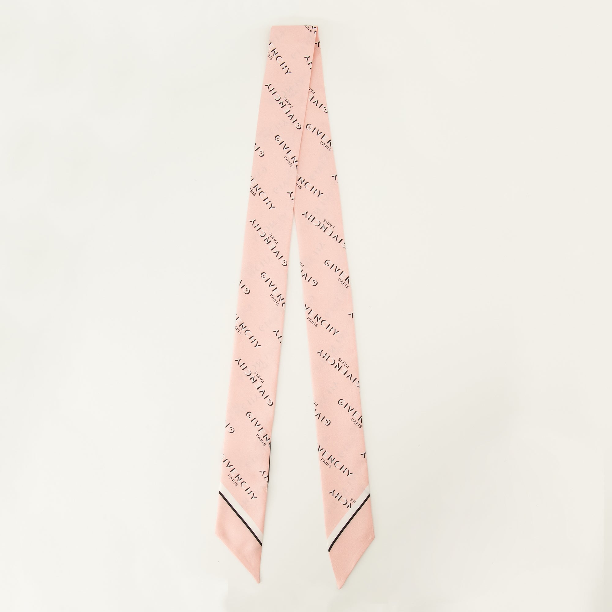 Écharpes, foulards et gants Bandeau en soie Shadow rose clair Givenchy Rose Femme