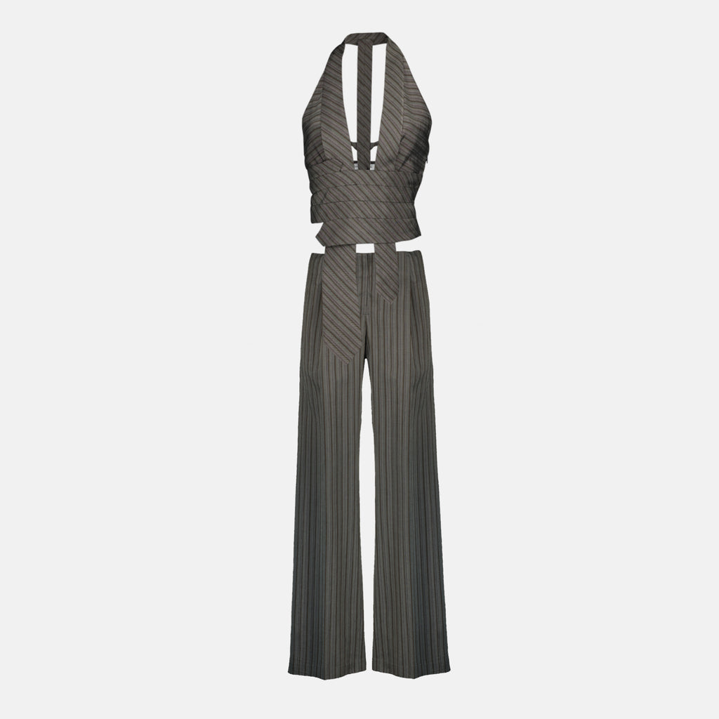 ブランドChristopher Esberの女性向けグレーのリヤートップの画像 - 2026年春夏 - 詳細ビュー 3
