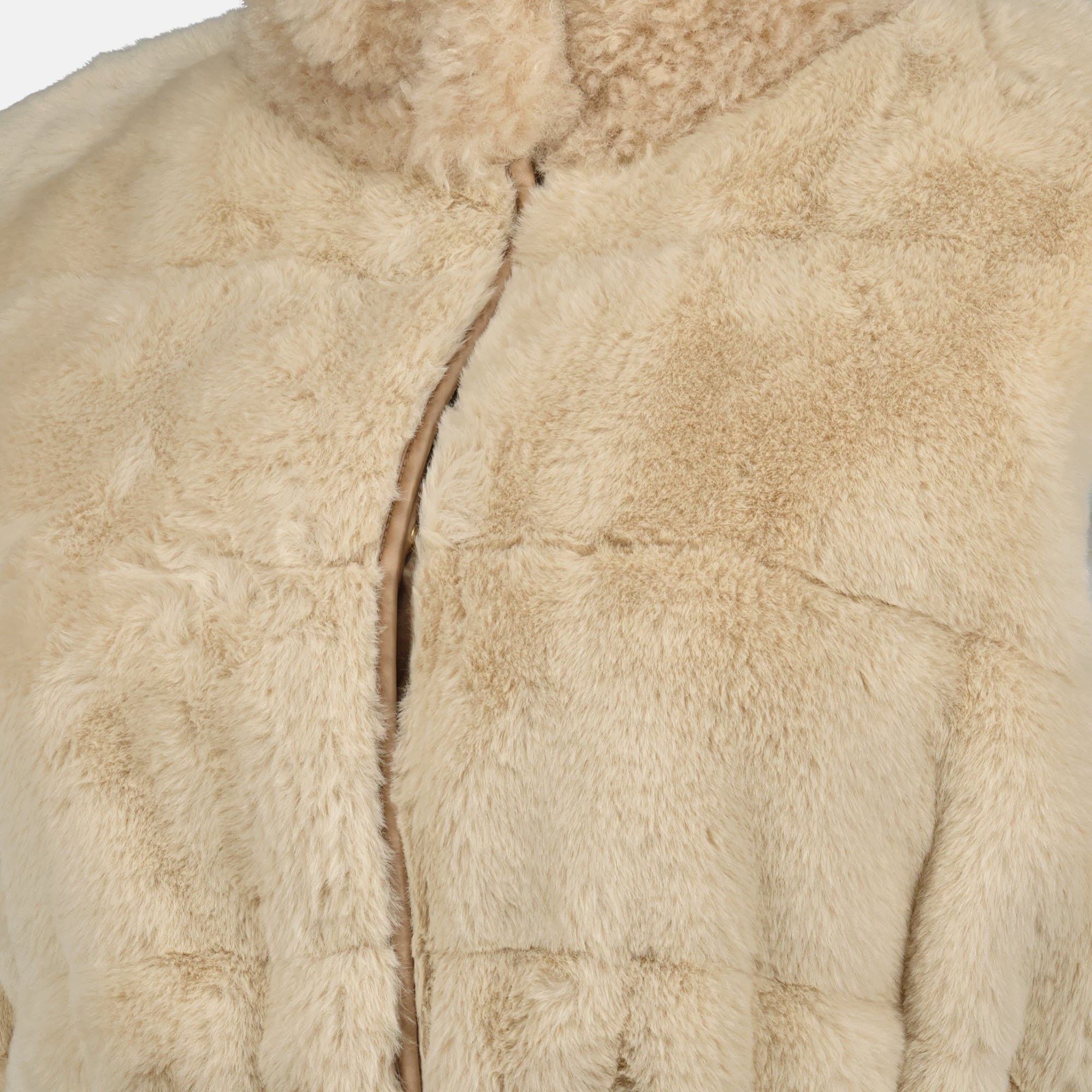 Vestes Joui Ärmellose Jacke Moncler Beige Femme