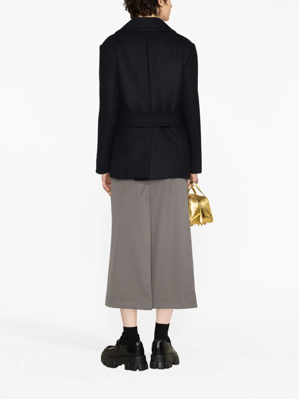 Vestes Caban en laine Prada Bleu foncé Femme