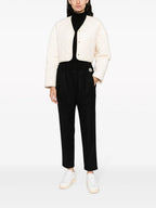 Pants Straight Pants Moncler Black Women