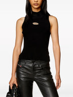 トップス ハイカラーのトップ M-Onervax Diesel 黒 Femme