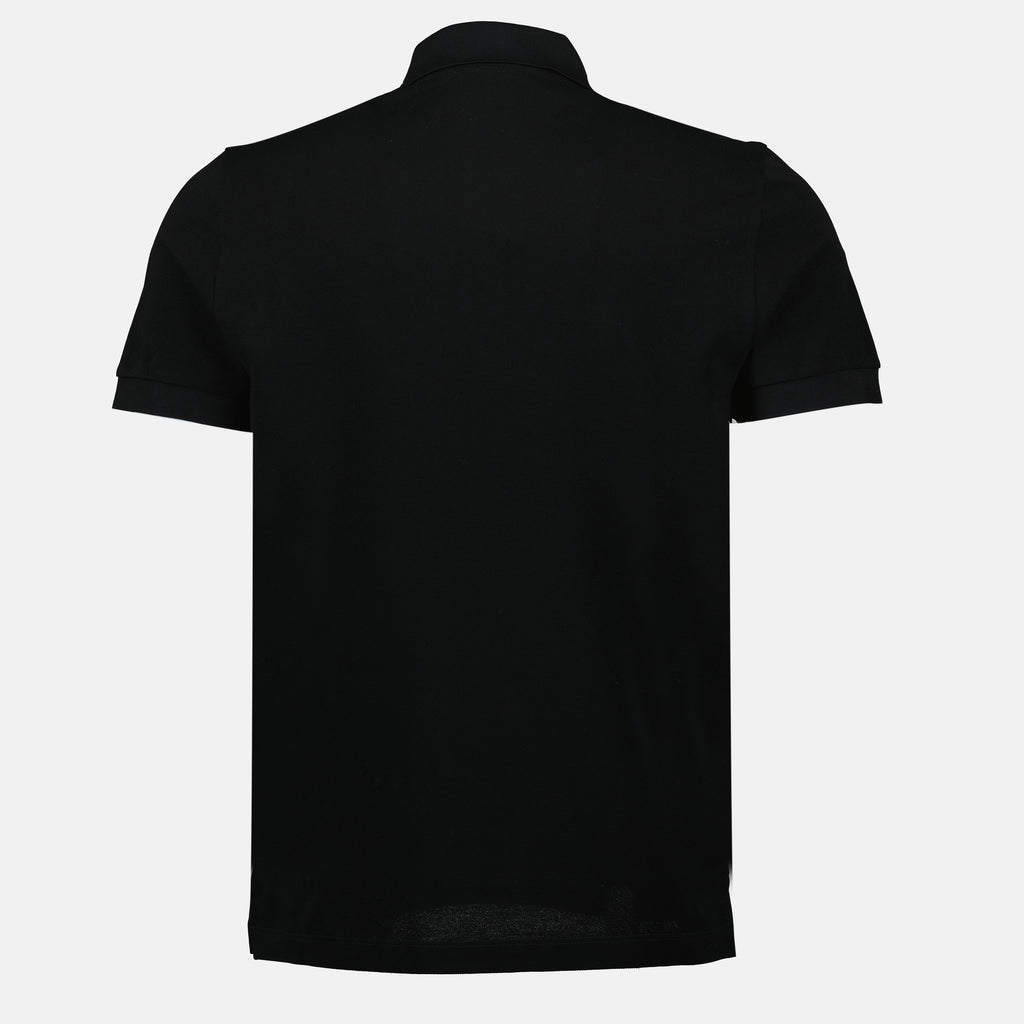 Polos Polo en coton piqué Fendi Noir Homme