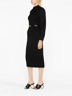 Vestidos Vestido Woven Stretch Prada Preto Femme