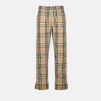 Hosen Karierte Hose Burberry Beige Homme