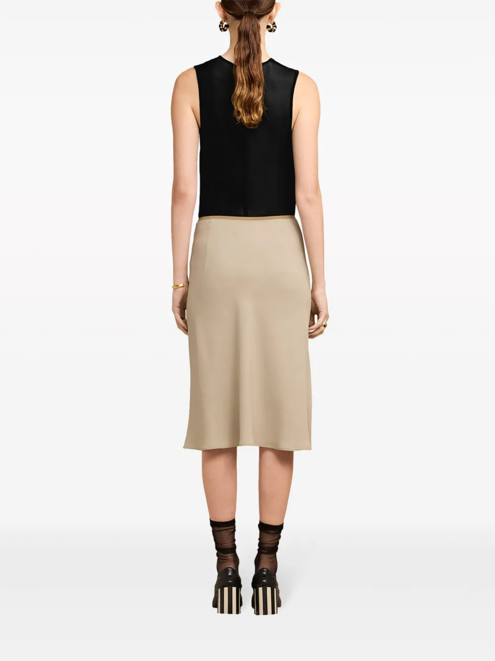 Tops Top de Seda Ami PARIS Preto Femme
