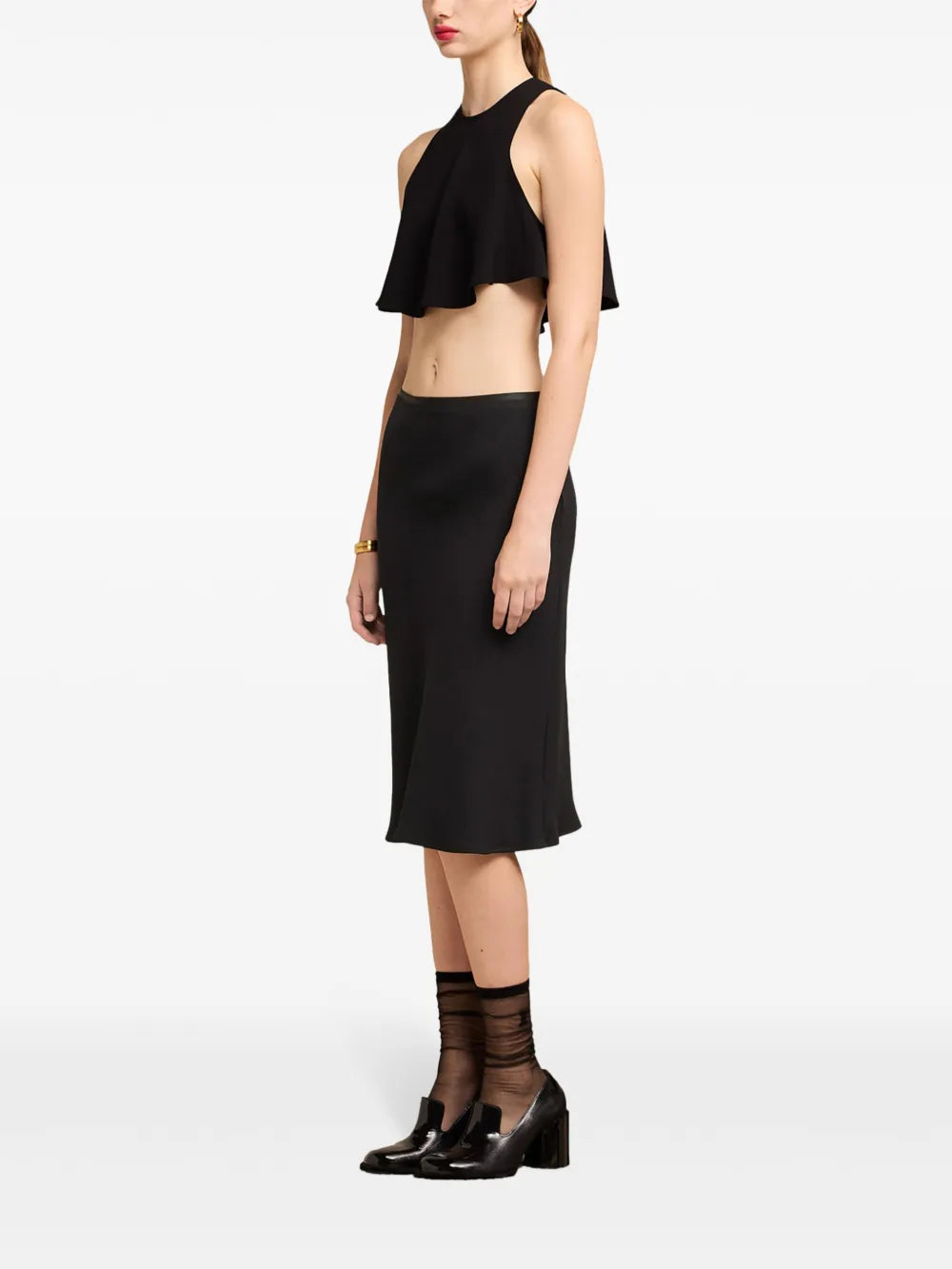 Jupes Jupe midi Ami PARIS Noir Femme