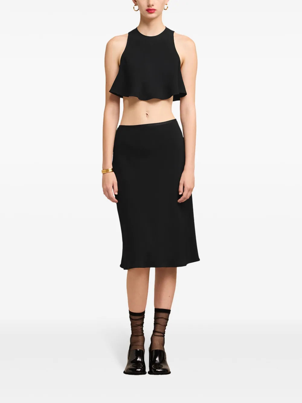 Jupes Jupe midi Ami PARIS Noir Femme