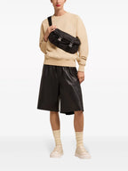 Sudaderas Sudadera Bordada Ami Ami PARIS Beige Unisexo