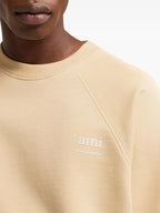Sudaderas Sudadera Bordada Ami Ami PARIS Beige Unisexo