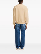 Sudaderas Sudadera Bordada Ami Ami PARIS Beige Unisexo