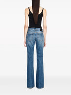 Pantalons Jean flared Off-White Bleu Femme