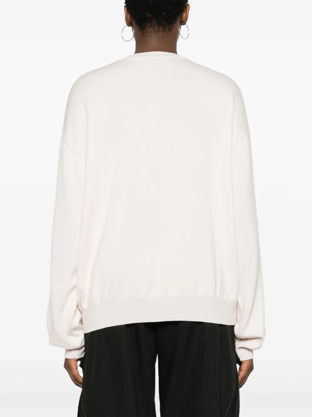Maille Pull à logo Coperni Beige Femme