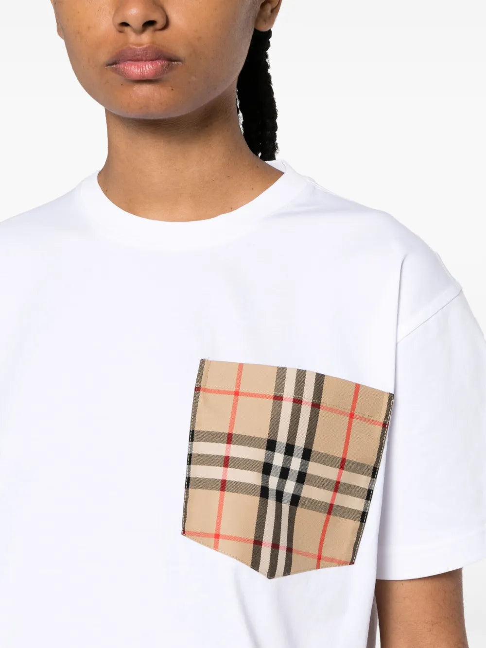 T-shirts T-shirt Carrick Burberry Blanc Femme