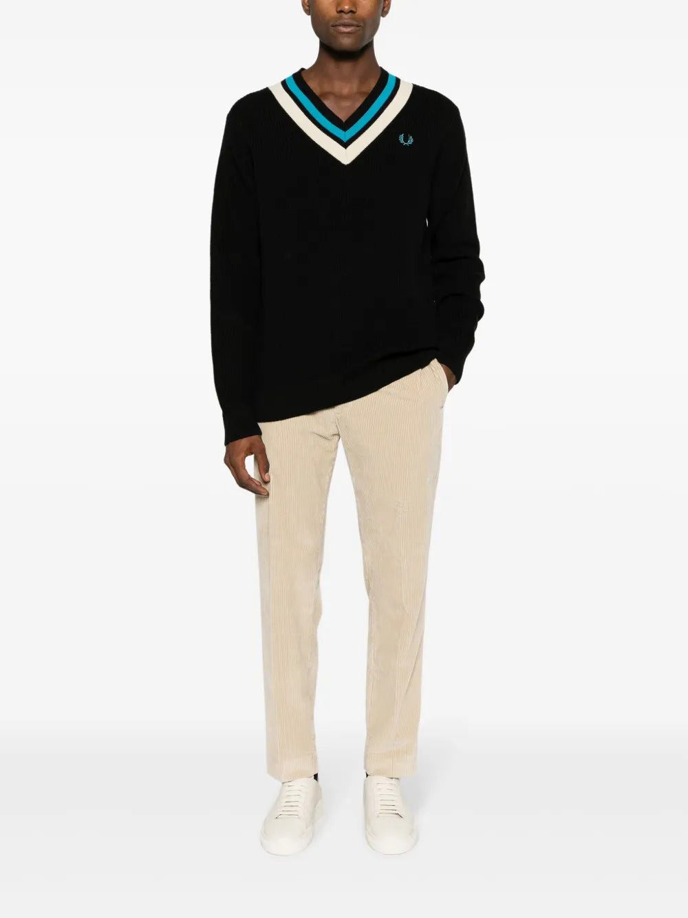 Pants Corduroy Pants Moncler Beige Man