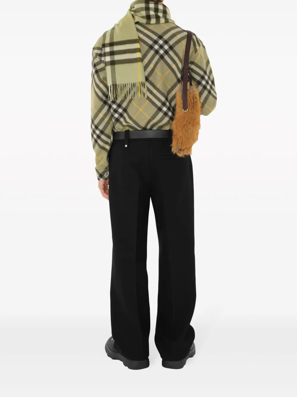 Camisas Camisa de Lã Burberry Cáqui Homme