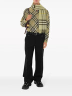 Camisas Camisa de Lã Burberry Cáqui Homme