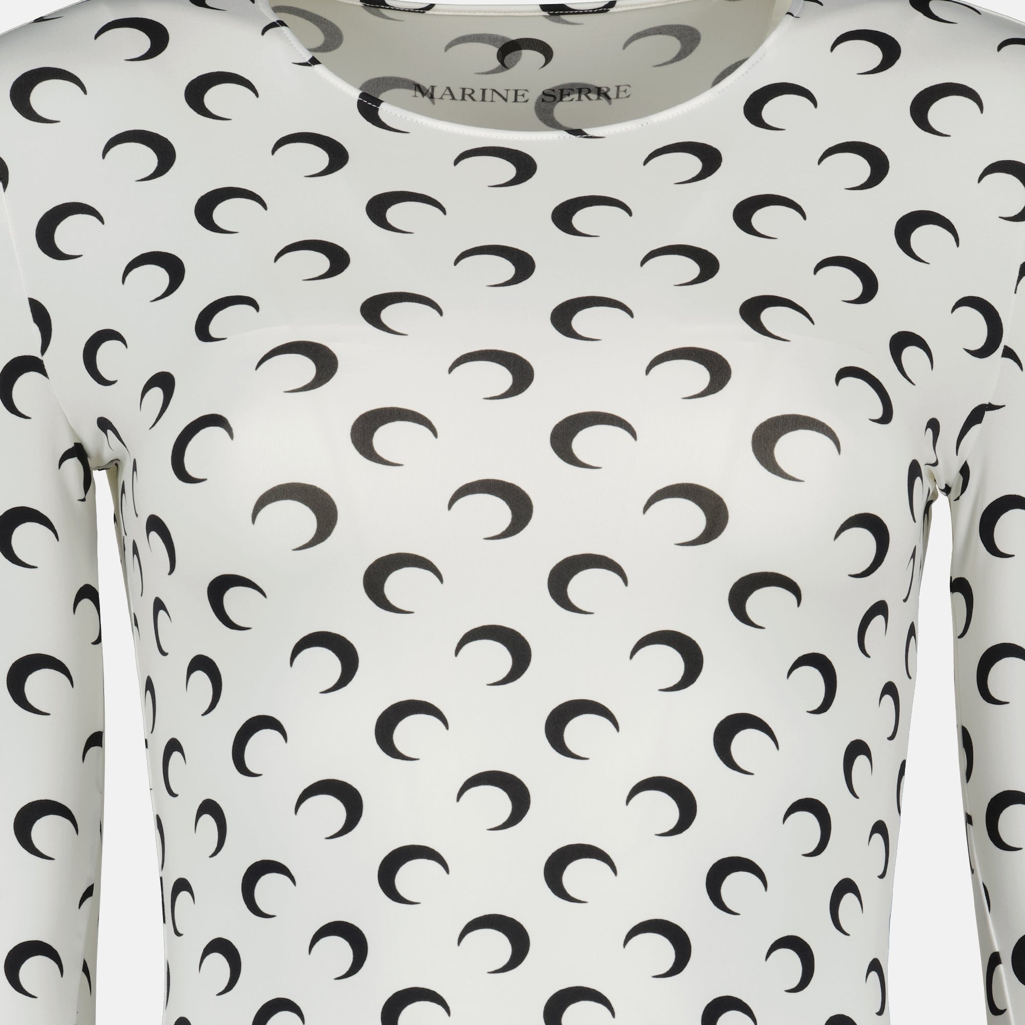 Image of the Top Jersey Moon item from the brand Marine Serre for Women - Autumn-Winter Season 2025 - Detailed View 6