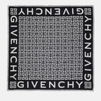 Écharpes, foulards et gants Carré de soie 4G Givenchy Noir Femme