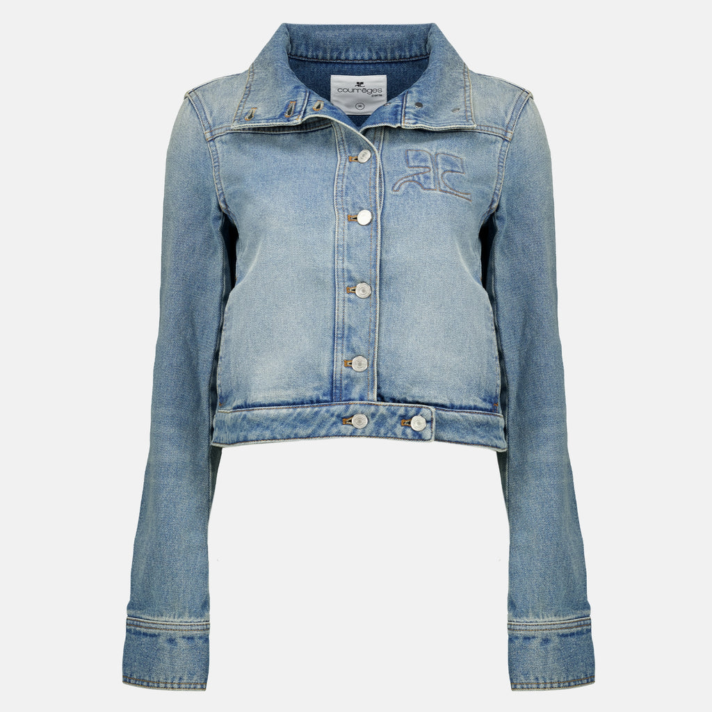 Vestes Chaqueta Denim Reissue Courrèges Bleu Femme