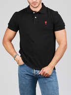 Polos BFHJ207.760 001 noir Ami PARIS Preto Homme