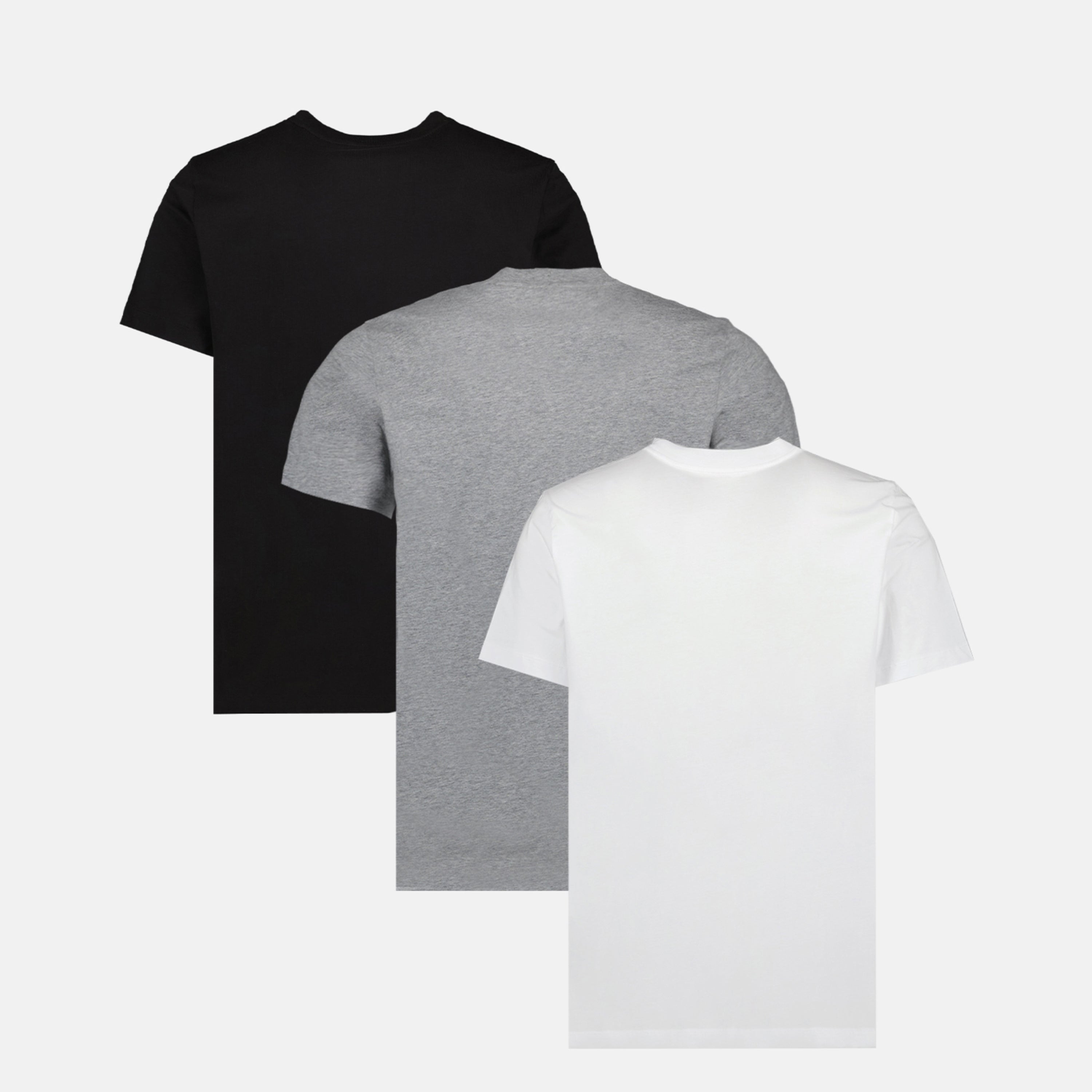T-shirts Lot de 3 t-shirt à logo Moncler Gris Homme