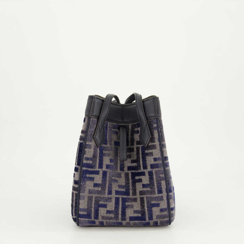 Sacs seau Mini sac Origami Fendi Bleu Femme