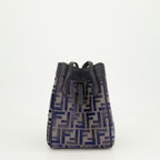Sacs seau Mini sac Origami Fendi Bleu Femme