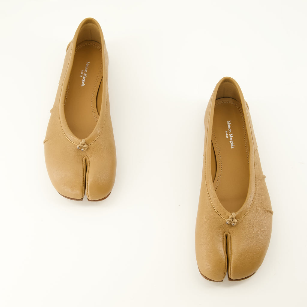 Chaussures plates 타비 발레리나 베이지 Maison Margiela Beige Femme