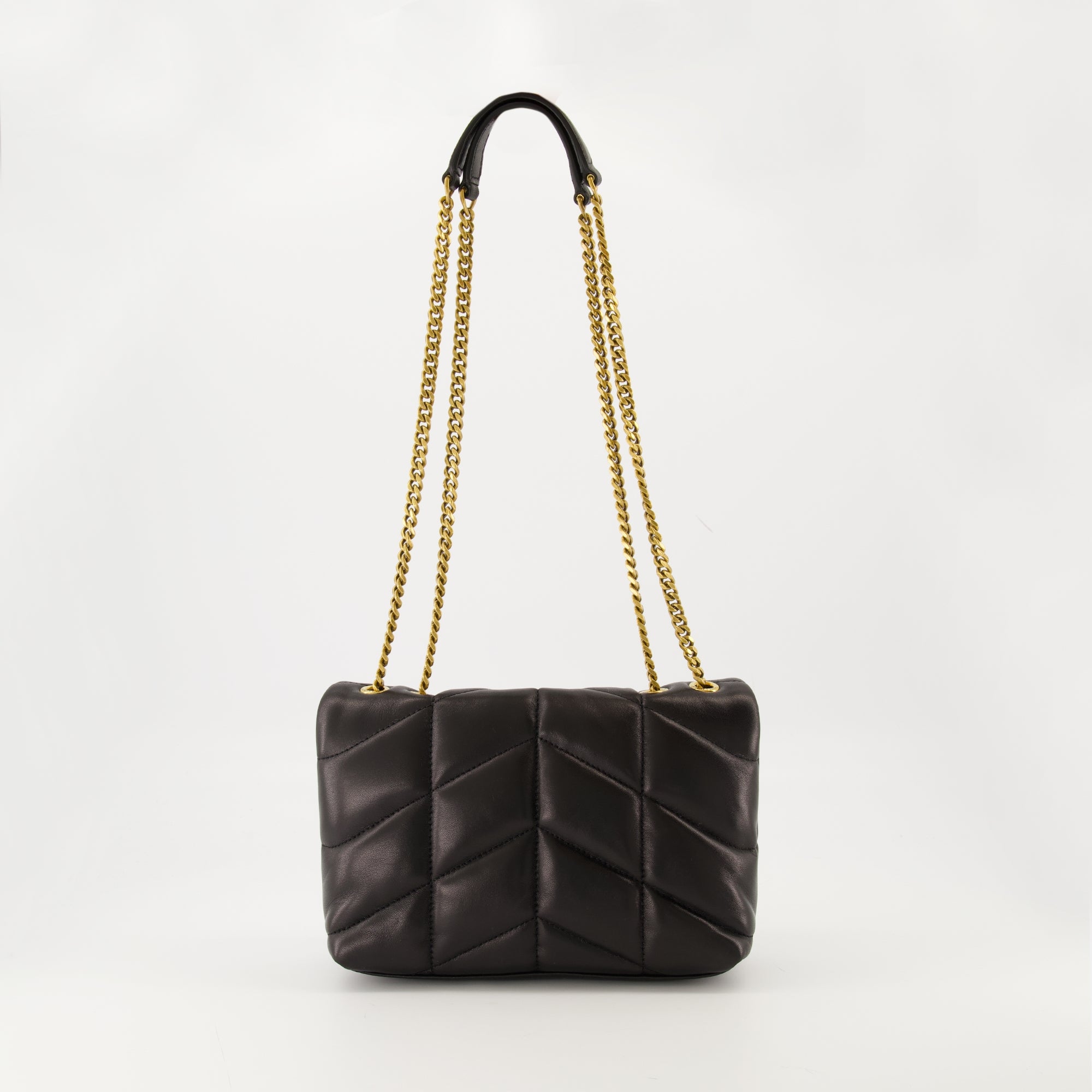 Image de l'article Sac Puffer Toy de la marque Saint Laurent pour Femme - Saison Automne-Hiver 2025 - Vue de Dos
