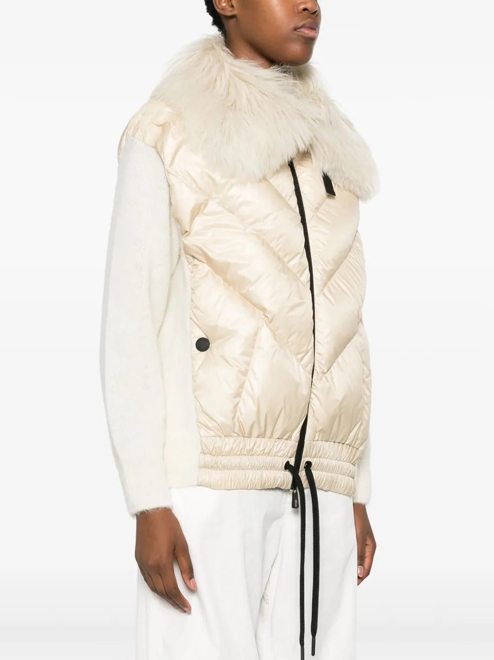 Giacche Giacca Bi-Materica Moncler Grenoble Beige Femme
